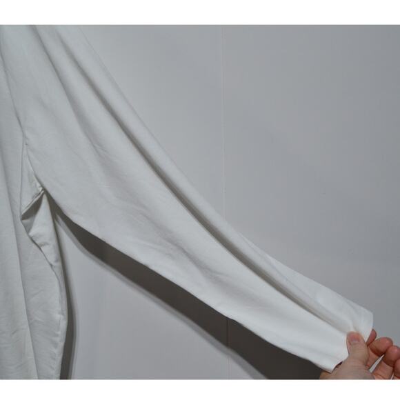 j. jill Pure Jill Long Sleeve Shirttail Tee White Size 2X NWT - Picture 5 of 7